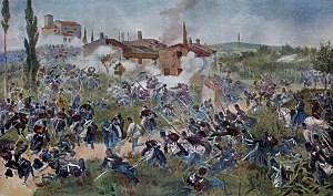 Final attack by the Austrians on Custozza