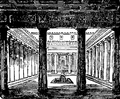 Rekonstruktion eines Peristyls einer römischen Domus