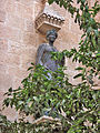 Empress Augusta's statue at Augusta Victoria in Jerusalem