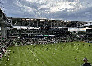 Das Stadion beim Spiel Austin FC gegen Columbus Crew (2021)