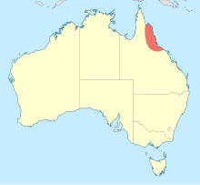 Austrogomphus divaricatus distribution map.svg