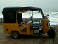 Auto rickshaw at Visakhapatnam Beach