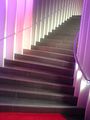 Bad Kissingen - Spielbank, Aufgang in violettem Licht.JPG