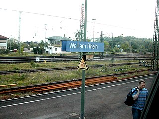 Weil am Rhein station railway station in Weil am Rhein, Germany