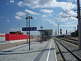 מראה טיפוסי של תחנה לרכבת פרוורית בדרום וינה
