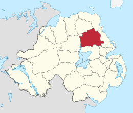 Distretto di Ballymena – Localizzazione
