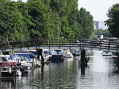 Le Barakkenbrug (pont sur le Boezem).