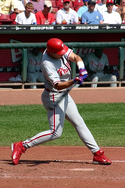 Burrell with the Philadelphia Phillies in September 2004