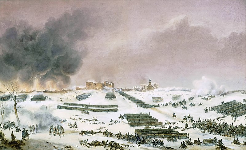 File:Battle of Eylau 1807 - attack of the cemetery, by Jean-Antoine-Siméon.jpg