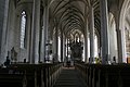 Vue de la nef et de la partie luthérienne