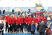 Deutsch: Beachhandball Europameisterschaften 2019 (Beach handball Euro); Tag 6: 7. Juli 2019 – Siegerehrungen English: Beach handball Euro; Day 6: 7 July 2019 – Medal ceremony