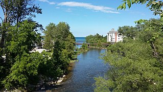 Beaver River in Thornbury, Ontario.