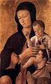 “Madonna and Child with Donors” Giovanni Bellini c. 1460