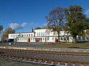 Entrance building of the Pritzwalk station