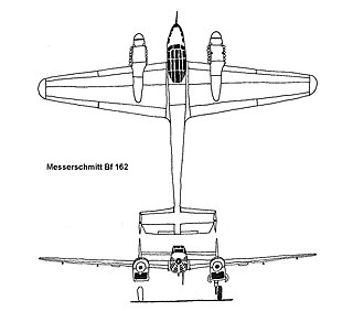 Messerschmitt Bf 162 German light bomber prototype