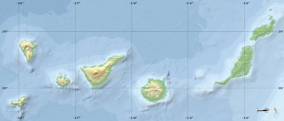 Шаблон:Карта розташування Іспанія Канарські острови