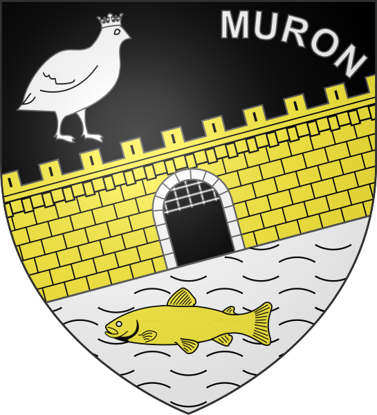 File:Blason ville fr Muron (Charente-Maritime).svg