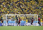 Trận đấu Brasil gặp Colombia tại Giải vô địch bóng đá thế giới 2014.