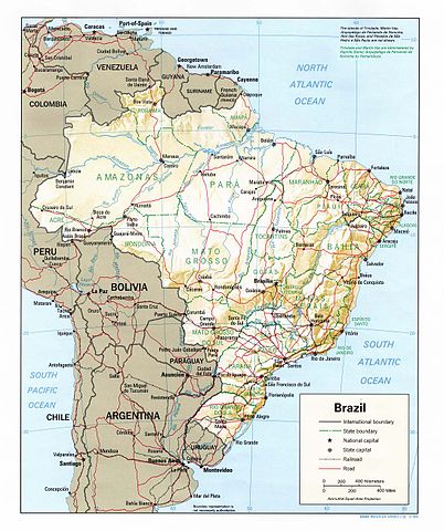 Map of Brazil