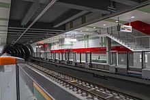 Bulgaria station on Line 3 of the Sofia Metro in Bulgaria Bulgaria metrostation.jpg