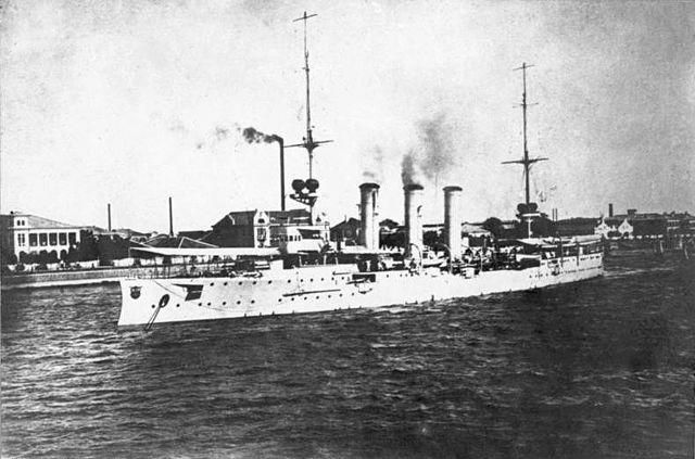 Emden in Qingdao in early 1914