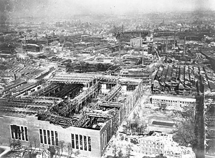 Devastation of Krupp factory, Essen, 1945