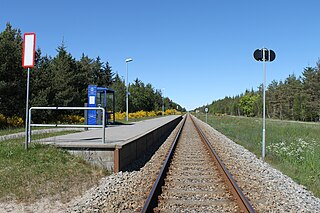 <span class="mw-page-title-main">Bunken railway halt</span> Railway halt in Vendsyssel, Denmark