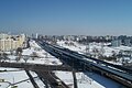 Вид на станцію «Бунінська алея» Бутовської лінії легкого метро.