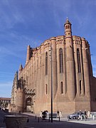 Chevet de la Cathédrale Sainte-Cécile d'Albi (1282 à 1480).