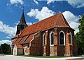Cedry Wielkie, kościół św. św. Aniołów Stróżów z XIV wieku Camera location 54° 14′ 56″ N, 18° 50′ 44″ E  View all coordinates using: OpenStreetMap