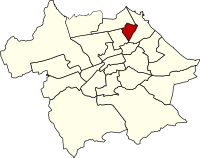 Location of Central Leith ward