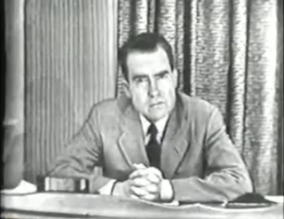 Checkers speech Speech made by Richard Nixon