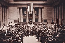 Dedication of the new station in 1925 Chicago Union Station dedication.jpg