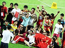 Youth athletes at the 2010 Summer Youth Olympics ChineseAthleticsTeam-YOGAsianQualifier-Singapore-20100525.jpg