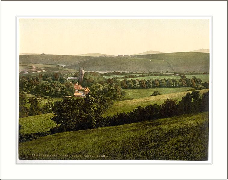 File:Church Yes-Tor and Beacon Okehampton England.jpg