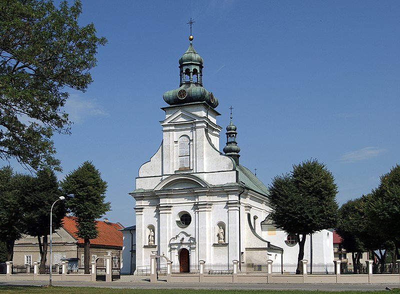 File:Church of the Conversion of St Paul, Uscie Solne village, Brzesko County, Lesser Poland Voivodeship, Poland.jpg