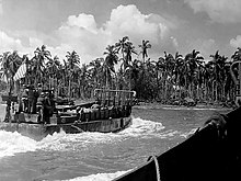 An LCM during the invasion of Leyte Close to Leyte beach.jpg