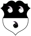 Három here a Colleoni család címerében