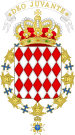 Coat of Arms of Rainier III of Monaco (Order of the Seraphim).svg