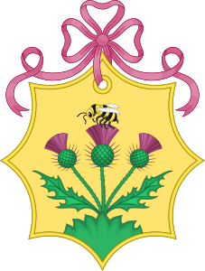 Coat of Arms of Sarah, Duchess of York after her marriage.