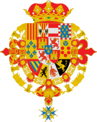 Coat of arms of Jaime of Bourbon, Duke of Segovia (1908–1975) as Infante of Spain.svg