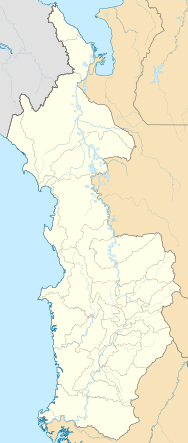 Location map Колумбиэ Чоко