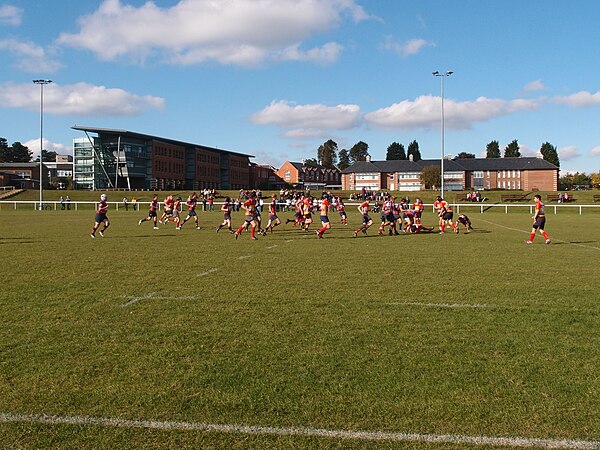 Northampton School for Boys in the background