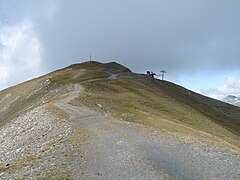 Gipfel mit Bergstation der Sesselbahn