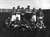 Le Gallia-Club le 6 mai 1906 au stade de Charentonneau de Maison-Alfort (jour de la finale de la Coupe Dewar).