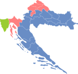 2009 Local elections: County council election winners (left), and county prefect election winners (right) .mw-parser-output .legend{page-break-inside:avoid;break-inside:avoid-column}.mw-parser-output .legend-color{display:inline-block;min-width:1.25em;height:1.25em;line-height:1.25;margin:1px 0;text-align:center;border:1px solid black;background-color:transparent;color:black}.mw-parser-output .legend-text{}  HDZ   SDP   HSS   IDS   HNS-LD   HDSSB