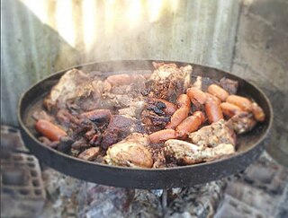 Discada Grilled meat dish from North Mexican cuisine