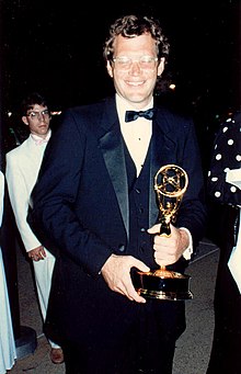 Letterman at the 39th Primetime Emmy Awards in 1987 David Letterman Emmy 1987.jpg