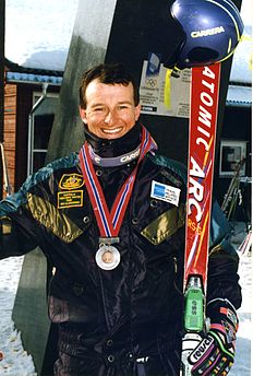 Michael Milton at the 1994 Lillehammer Winter Paralympics. Dd0394- Lillehammer Winter Games, M.Milton - 3b- scanned photo (2).jpg