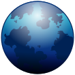 Blue globe artwork, distributed with the source code, and is explicitly not protected as a trademark[261]